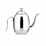 Bule Chaleira Jarra Aço Inox Chá Café Leite 400ml Bico Longo Cozinha Casa - Loja catarinense