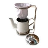 Bule Color C/ Suporte P/ Coador de Café Color 250 ML (BULE BRANCO) - Pluglar
