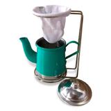 Bule Color C/ Suporte P/ Coador de Café Color 250 ML TIFFANY - Pluglar