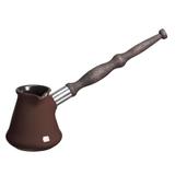 Bule Ibrik Em Cerâmica Café Turco Tropeiro 0.15L Chocolate Ceraflame