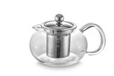 Bule para chá em vidro e aço inox com infusor - 500ml - oxford