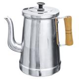 Bule para coar café de Alumínio polido 1 litro - Cozinha mineira