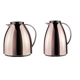Bule Viena Metalizado Rose 400ML + Bule 750ML Invicta