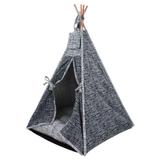 Cabana Camping - Jacquard Riscado Preta e Cinza - Tam Único - Amour pet