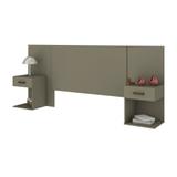 Cabeceira Calenda D602 para Cama Box Casal 2 Gavetas Henn