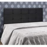 Cabeceira Casal 140cm Clean Simbal Preto