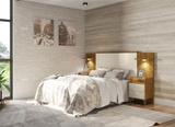Cabeceira Casal Extensível Royalle Nature/Off White - Robel