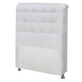 Cabeceira Dama 90 Para Cama de Solteiro Helanca Branco Simbal - Simbal estofados