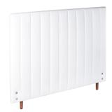 Cabeceira Estofada Para Cama Box Queen 162cm Branco Courvin - Bf colchões