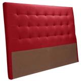 Cabeceira Estofada Queen Herval Plaxx MH 2650, 158 cm, Vermelho Animale