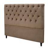 Cabeceira King Size Embaixatriz Suede para Colchão Box 193cm Simbal