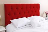 Cabeceira para Cama Box Casal Estofada Paris 1.40m Suede Vermelho - Estilo
