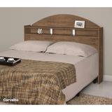 Cabeceira para Cama Box de Casal 1,40 Sicilia Carvalho - Tebarrot