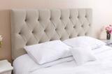 Cabeceira para Cama Queen Estofada Box Paris 1.60m Suede Café com Leite - Estilo