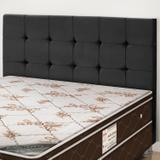 Cabeceira Queen Estofada Slim Simbal Preto