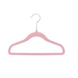 Cabide Aveludado Rosa 5un. - Clingo