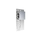 Cabide belle époque cromado com inox escovado - Zen