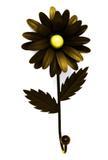 Cabide de Ferro Porta Toalha de Banheiro Rustico com Flor para Parede - Libertas rosas artesanato