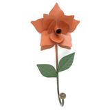 Cabide de Parede para Bolsa de Ferro Artesanal com rosas de Ferro Rustico - Libertas rosas artesanato
