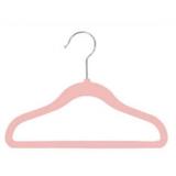 Cabide de veludo infantil 29 x 21cm - rosa cód. 9088 - Sigilo da beleza ltda - me