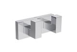 Cabide Duplo Quadratta Cr 2062 C83 Deca