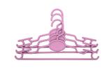 Cabide Infantil Rosa Plástico 50 und. - Belo dia utilidades