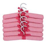 Cabide Naty Baby com 6 Chevron Rosa Pink