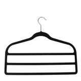 Cabide para Calça Veludo Preta 45X35CM - 32689 - Fixel