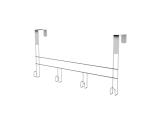 Cabide para Porta 4 Ganchos Stolf