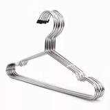Cabide Tintureiro Adulto Simples Cromado 3,20mm - 30 Peças - Nacional