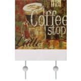 Cabideiro Coffee II 2 Ganchos 15x20x5cm Colorido Kapos