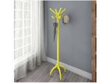 Cabideiro de Chão Amarelo 8 Ganchos - Multivisão Decore MANCEBO-A-AM
