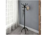 Cabideiro de Chão Preto 8 Ganchos - Multivisão Decore MANCEBO-A-PR