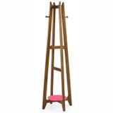Cabideiro de Chão Stoka Maxima Nogal/Rosa