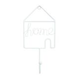 Cabideiro de Parede Branco com 1 Gancho Home Urban