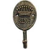 Cabideiro de Parede Dourado 1 Gancho King Urban