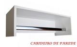Cabideiro De Parede-mdf Branco 15mm-60x20x25-suporte Cromado - Virtude móveis