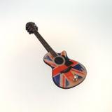 Cabideiro Guitarra Uk Envelhecida - Ika