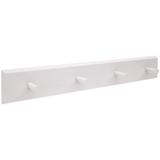 Cabideiro Madeira 59X9cm C/4Sup Provencal 110-B Maderin