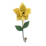Cabideiro Rústico Artesanal de Parede em Ferro com Rosa de Lata - Libertas rosas artesanato