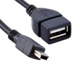 Cabo Adaptador Mini Usb X Usb Fêmea para modem 3G em Tablet - Diversos