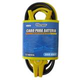 Cabo bateria 600amp 2,5mm (cabo chupeta) western cabo de chupeta universal reforçado para caminhoes 600a 2,5m