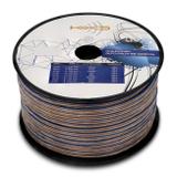 Cabo Força Fio Paralelo KX3 2x0,75mm 100 Metros Cobre Flexível Cristal Cinza Som Automotivo