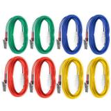 Cabo Jacaré Com 8 Peças Para Novo El-608 - 2 Metros Safety Plug - Nkl