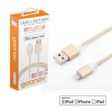 Cabo Lightning MFi nylon reforçado 1,5 m - GEONAV