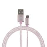 Cabo Lightning USB Sumay SM-C2512M 1,2 Metros Rosa Ouro