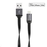 Cabo Metálico para iPhone / iPad Air / iPod Cinza - i.mee