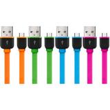 Cabo Micro USB 2 Metros Smartogo Verde - Multilaser