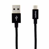 Cabo Original Energizer Micro Usb 1,2m - Preto Metálico
