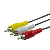 Cabo RCA General Electric 3,60m Ultra Resistente para Conexões Áudio e Vídeo GE